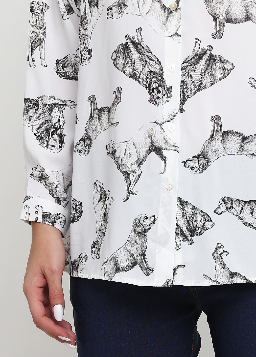 Белая блуза Chilia