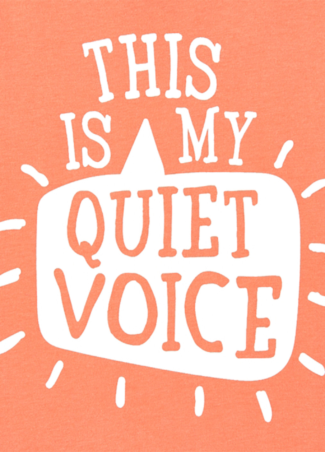 Коралловая летняя футболка The Children's Place