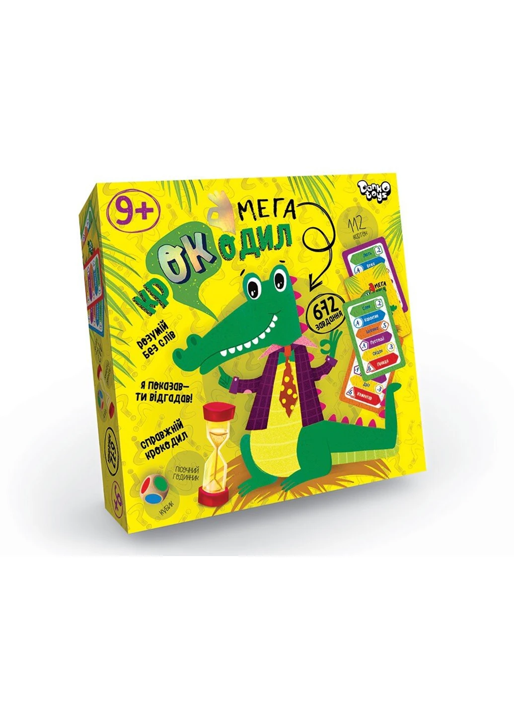 Настольная игра викторина "Mera- крокодил" укр Danko Toys CROC-03-01U (255259783)