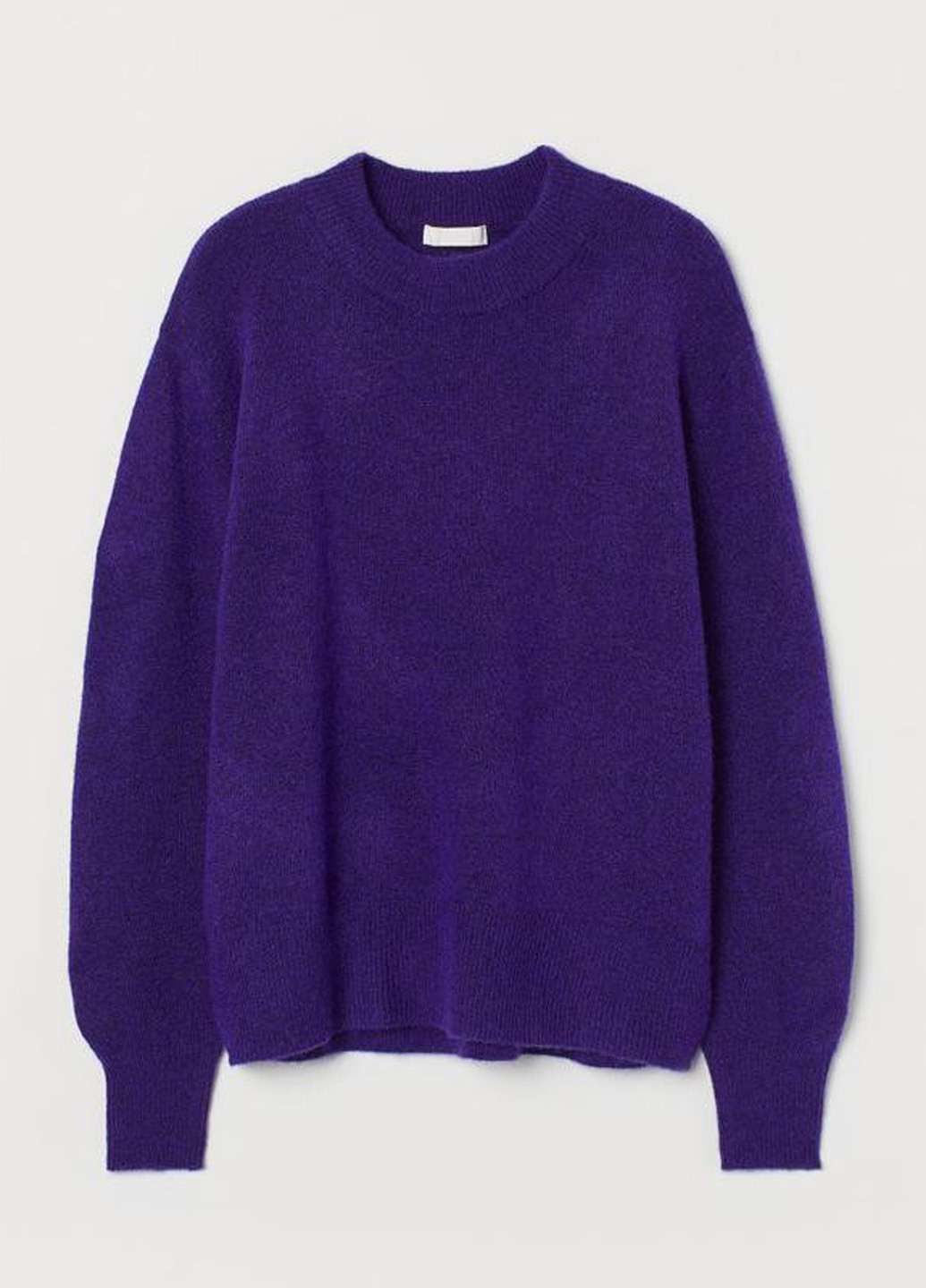 Фиолетовый зимний свитер джемпер H&M