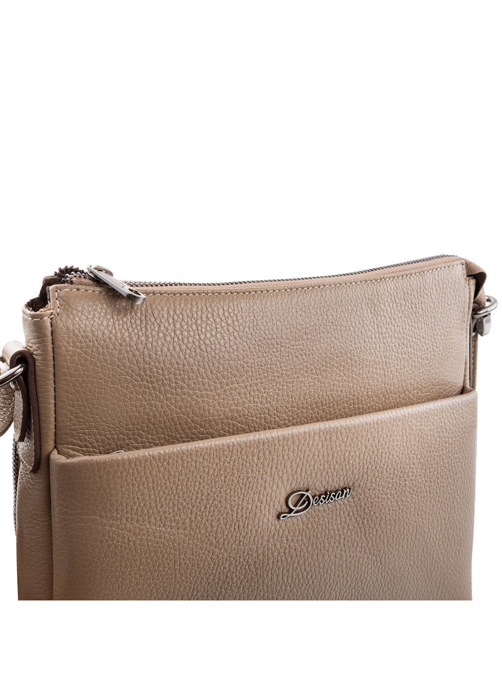 Жіноча шкіряна сумка-рідікюль 26,5х22х11 см Desisan (253027440)