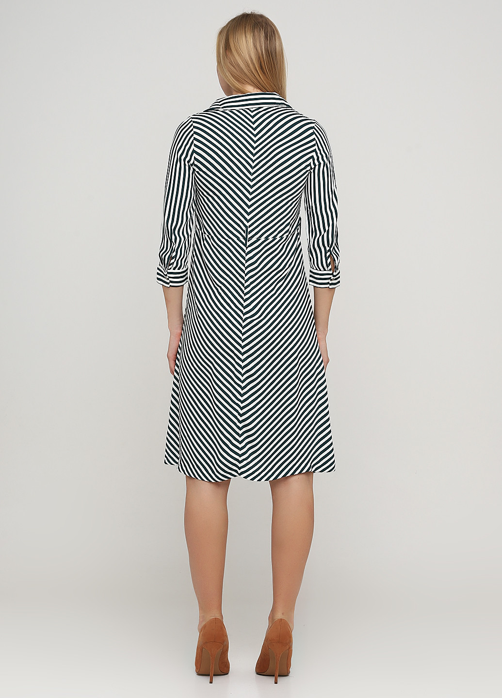 Комбінована кежуал сукня сорочка H&M в смужку