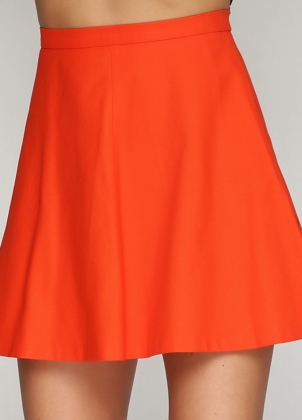 Оранжевая кэжуал однотонная юбка Red Valentino мини