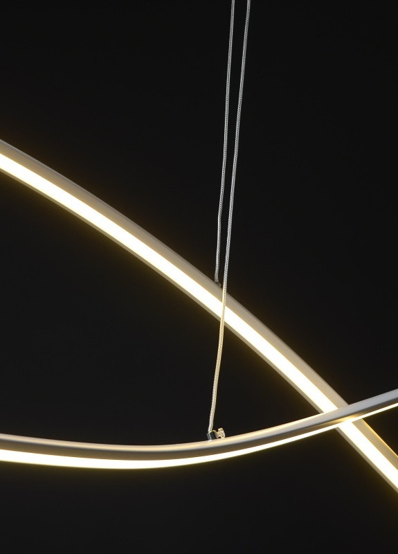 Світильник стельовий підвісний світлодіодний для натяжної стелі BL-372S/48W WH led Brille (253893635)