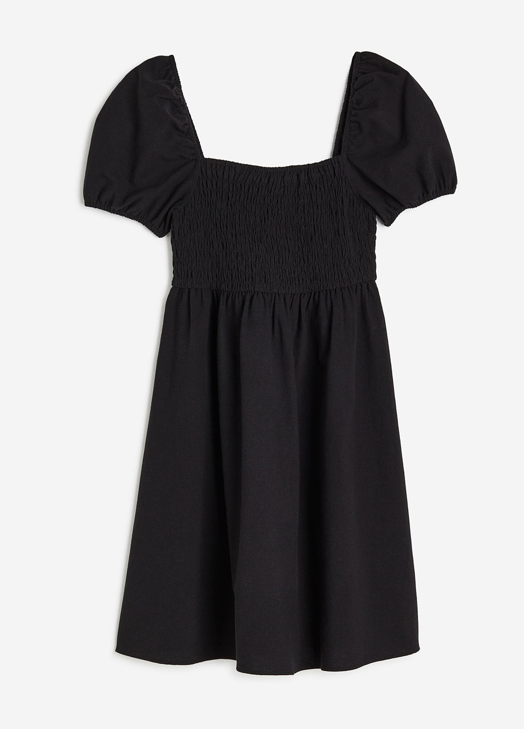 Чорна кежуал сукня а-силует H&M однотонна