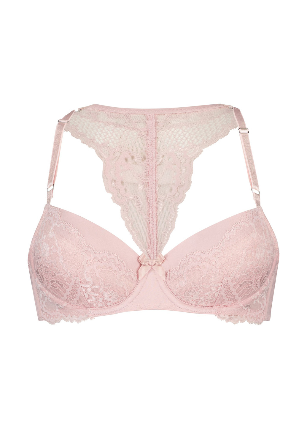 Светло-розовый бюстгальтер Hunkemoller с косточками полиамид