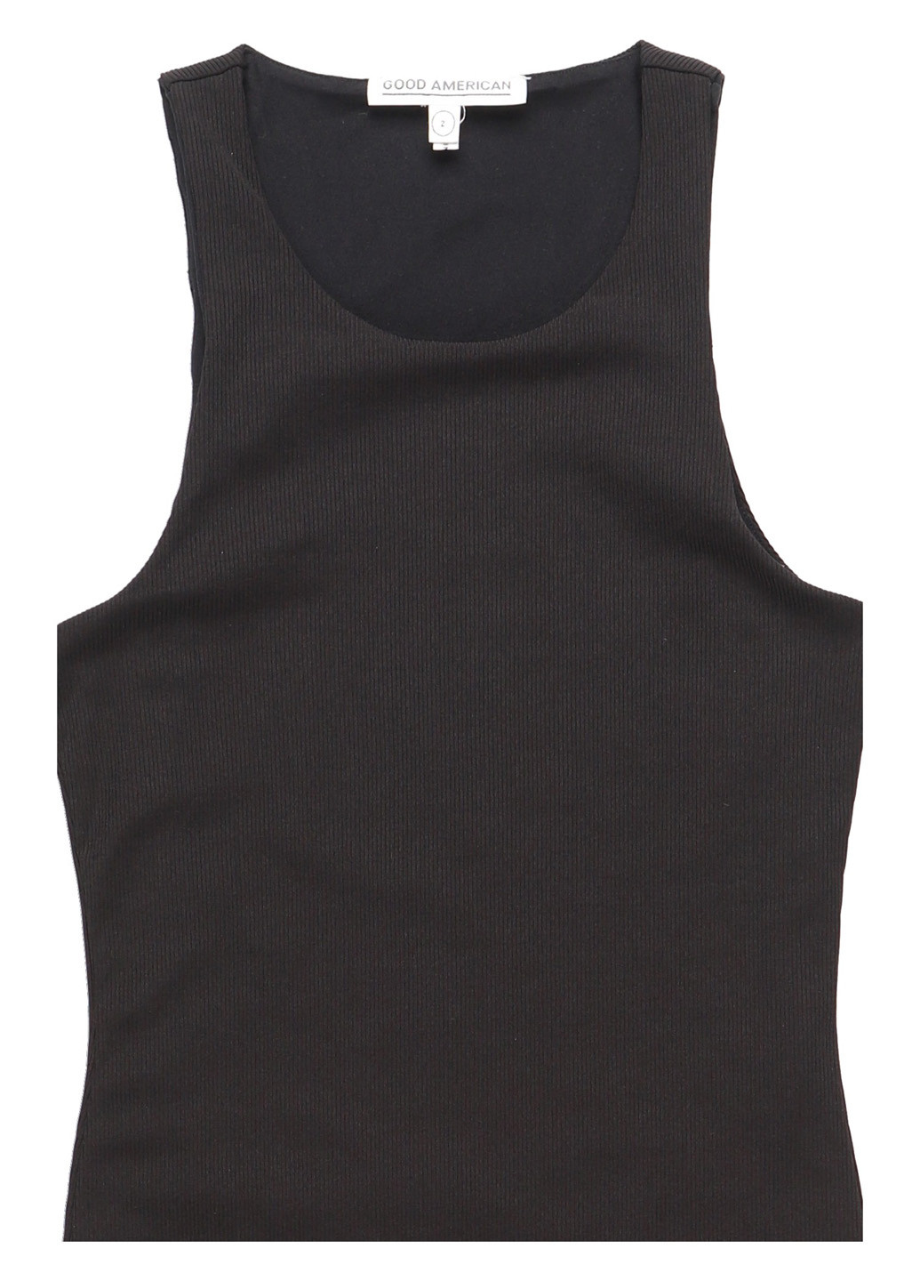 Чорна кежуал, вечірня сукня футляр Good American однотонна