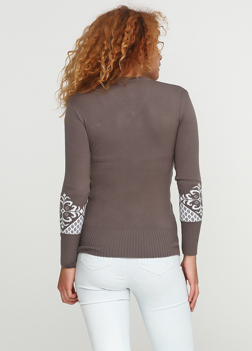 Светло-коричневый демисезонный пуловер пуловер ZEHRA