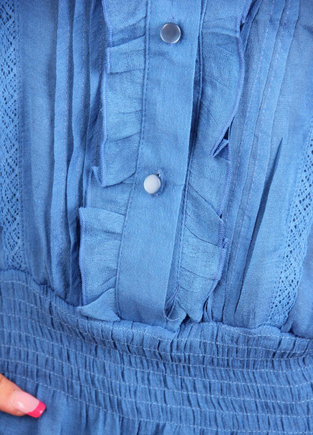Блакитна демісезонна блуза Euro's
