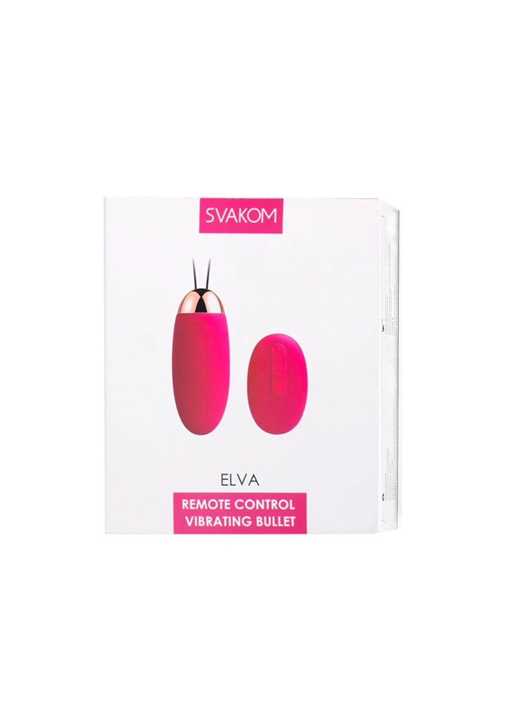 Віброяйце з пультом керування Elva Plum Red Svakom (254734184)