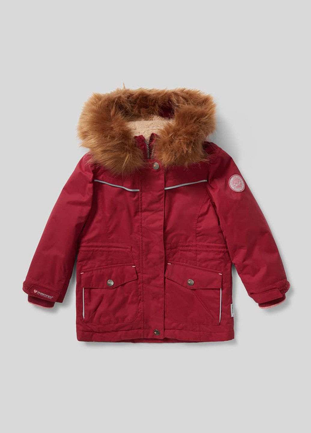 Бордовая зимняя куртка C&A