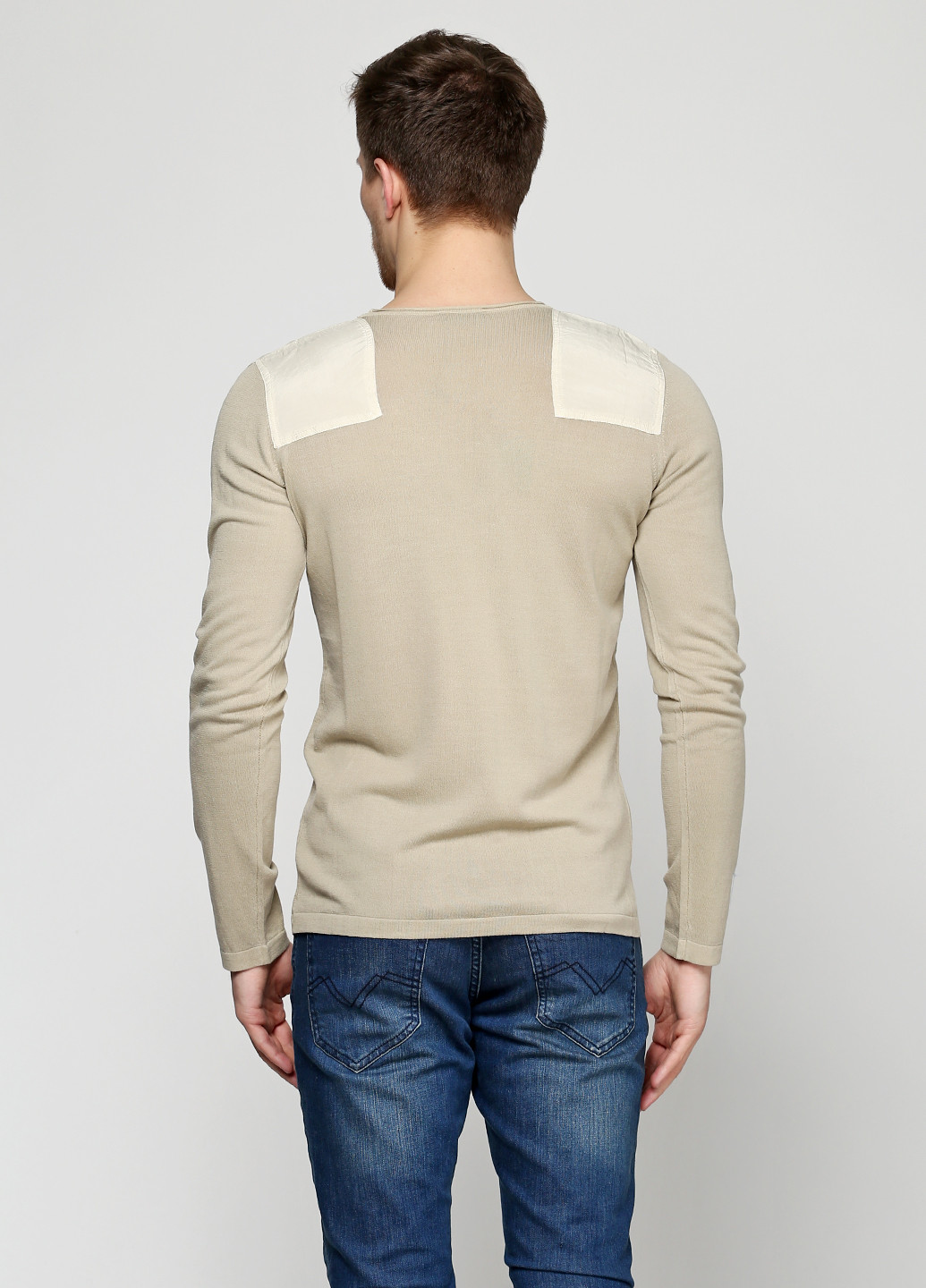 Бежевый демисезонный пуловер пуловер Barbieri
