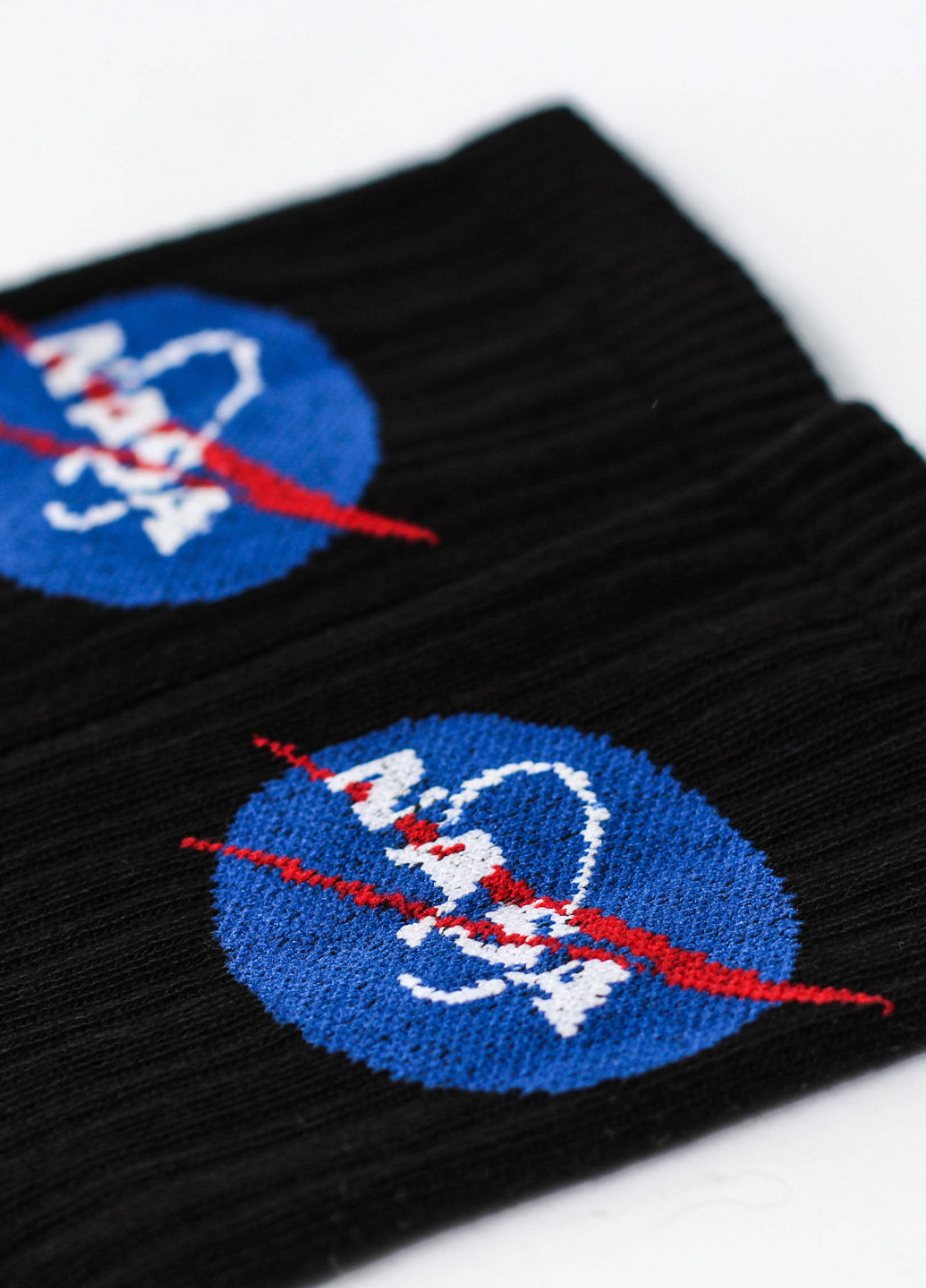 Мужские носки Premium NASA чёрные LOMM чёрные повседневные