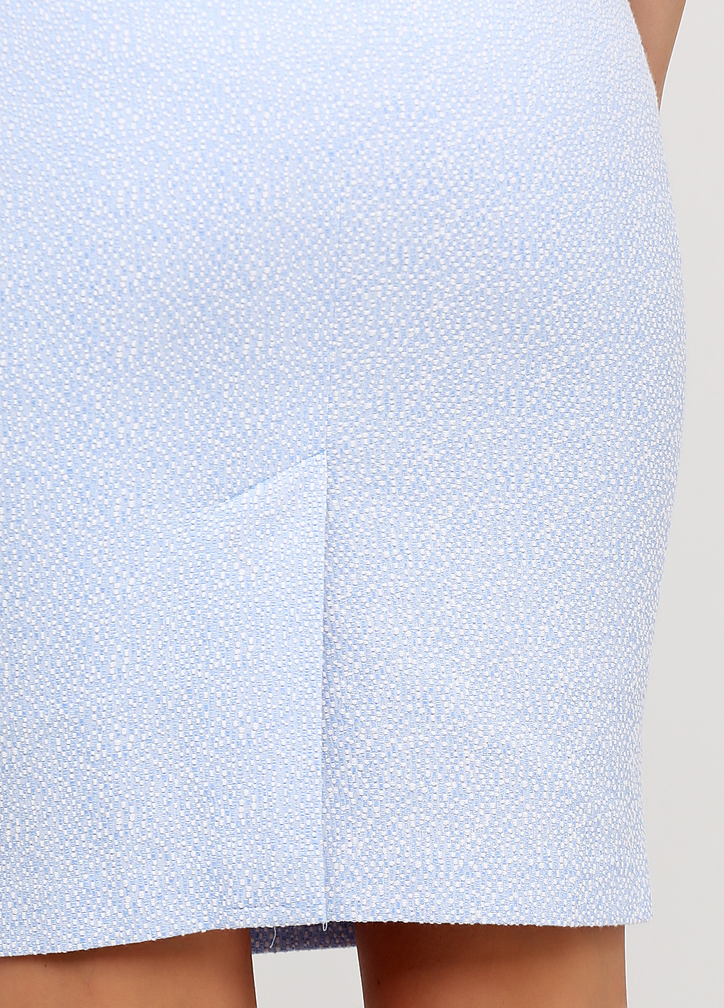 Голубая кэжуал меланж юбка Olga Shyrai for PUBLIC&PRIVATE карандаш