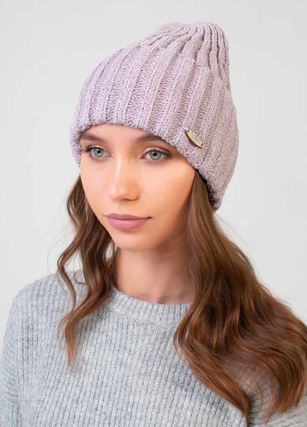 Высококачественная, мягкая, теплая зимняя женская шапка без подкладки 330064 Merlini (242216368)