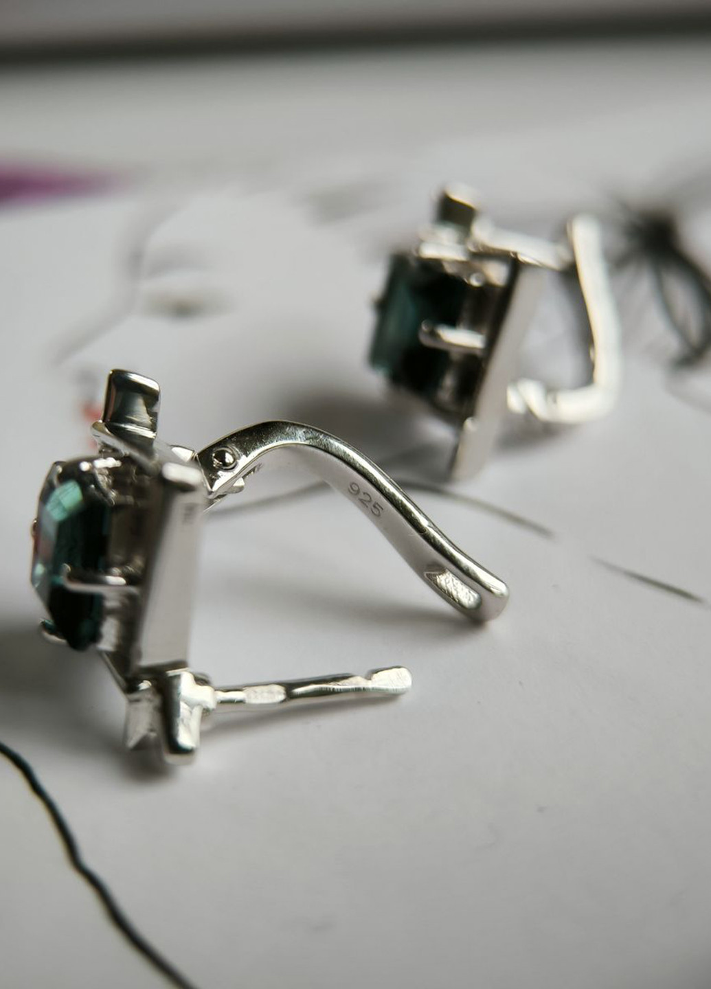 Сережки Silver Flame (354214726)