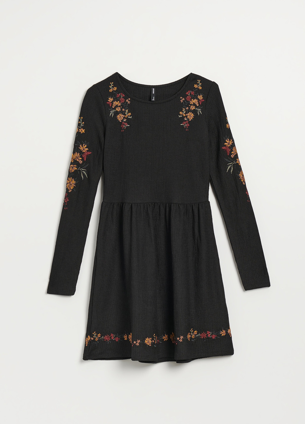 Темно-сіра кежуал сукня кльош House однотонна