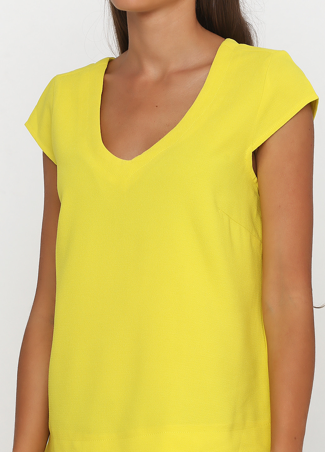 Жовта демісезонна блуза No Brand