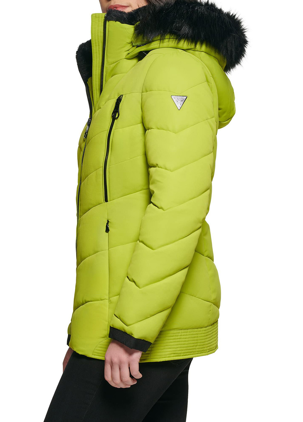 Салатова демісезонна куртка Guess