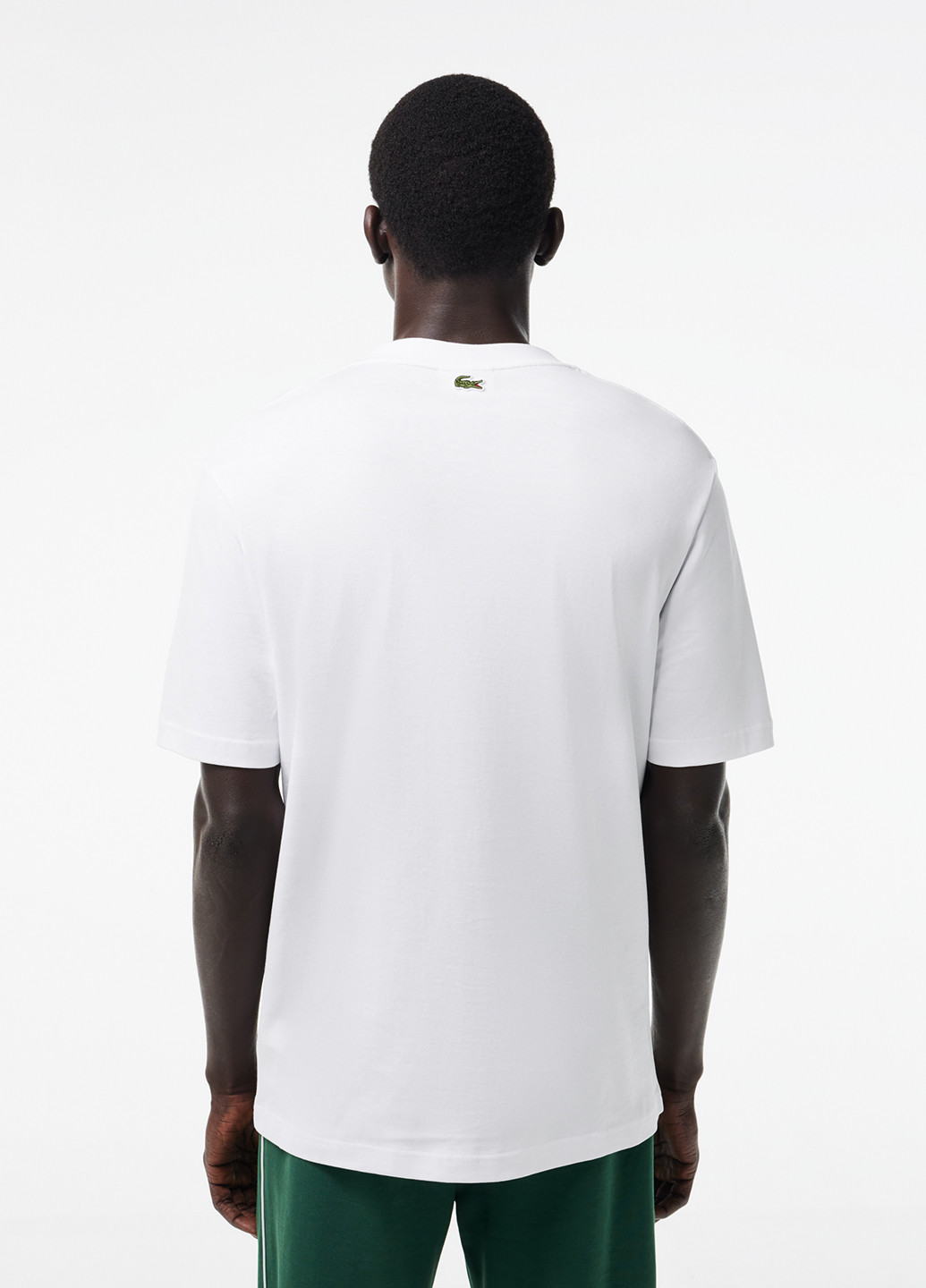 Белая футболка Lacoste