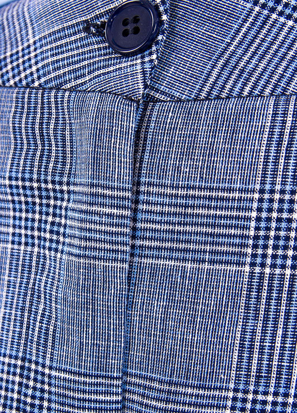Светло-синие кэжуал демисезонные укороченные брюки PDK