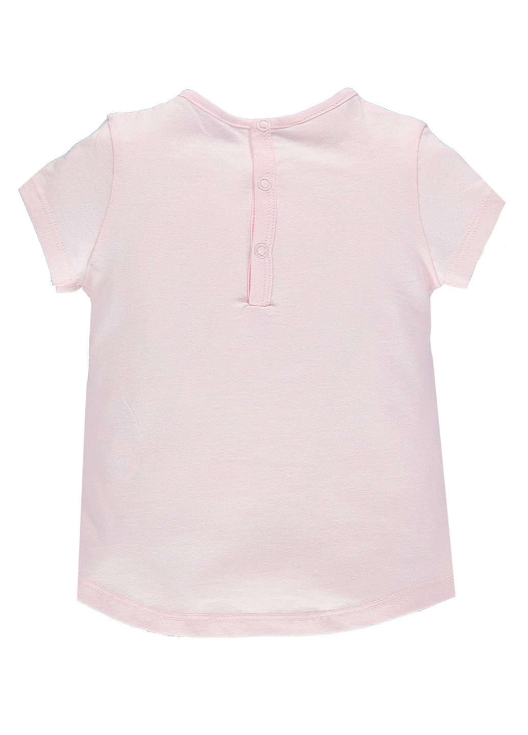 Розовая летняя футболка Brums