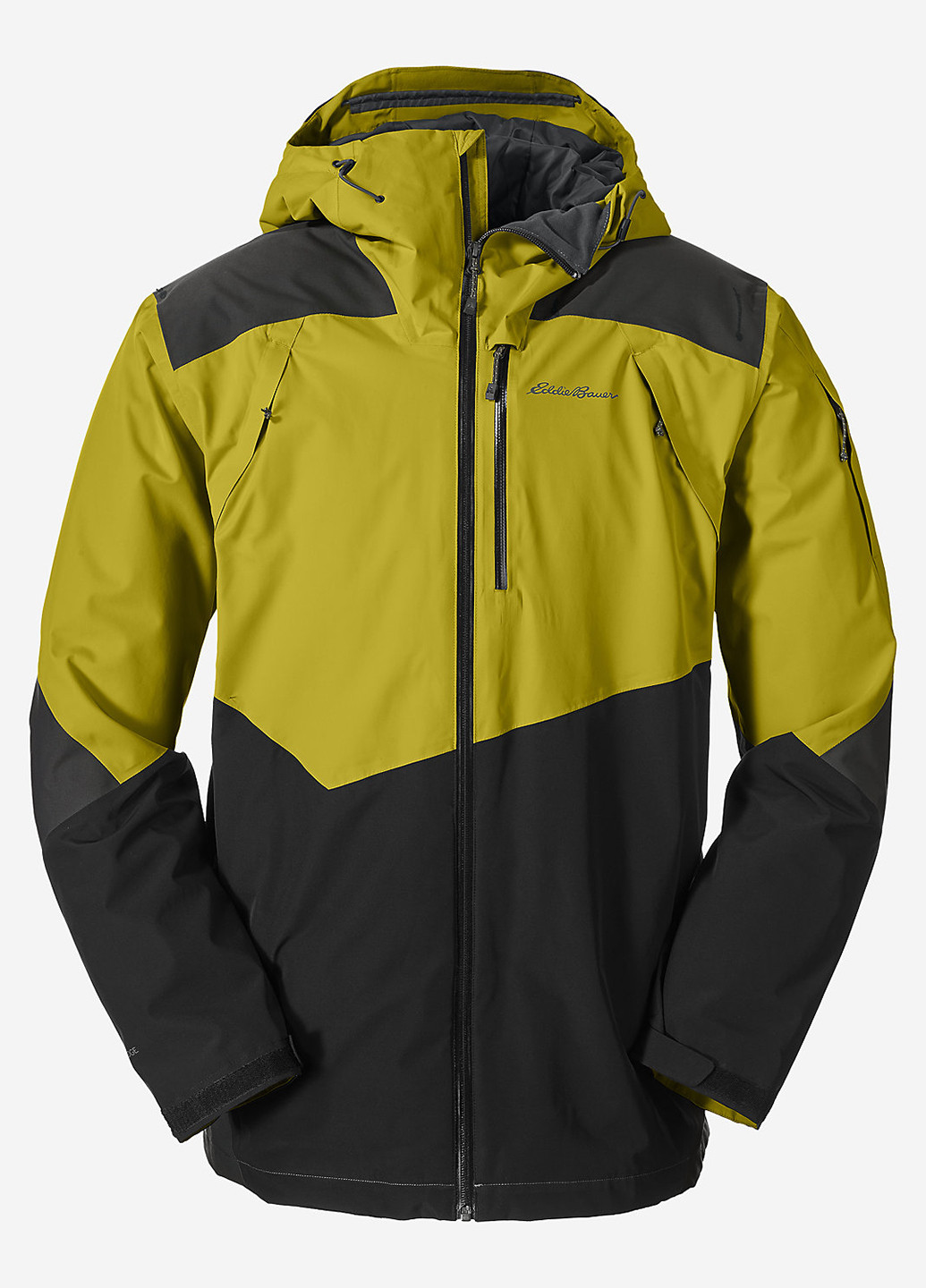 Желтая зимняя куртка Eddie Bauer