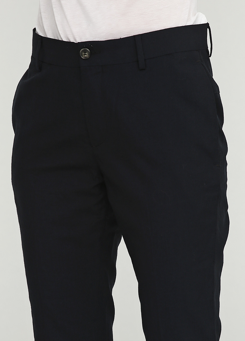 Черные кэжуал демисезонные брюки H&M Studio