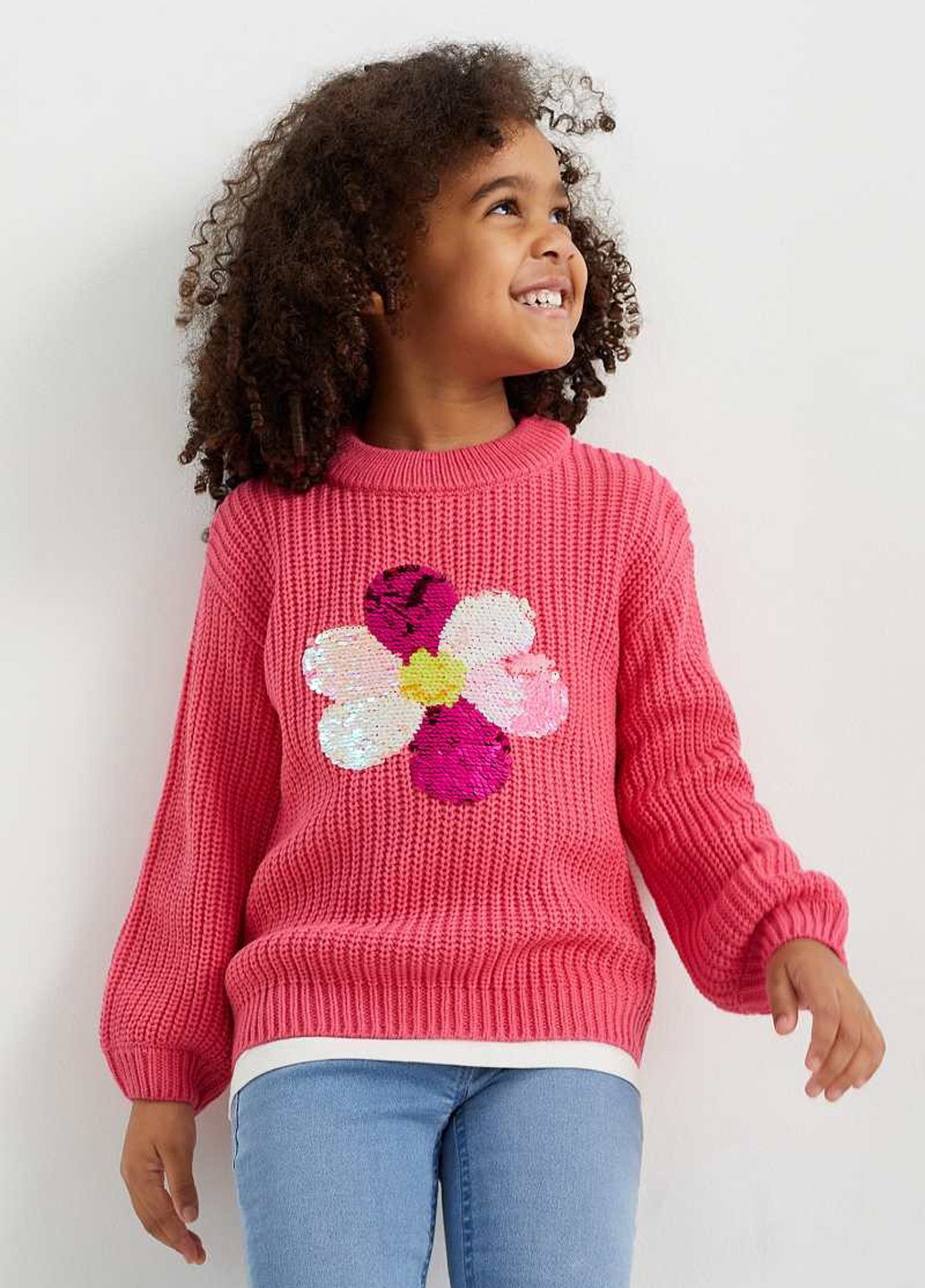 Розовый демисезонный джемпер джемпер C&A