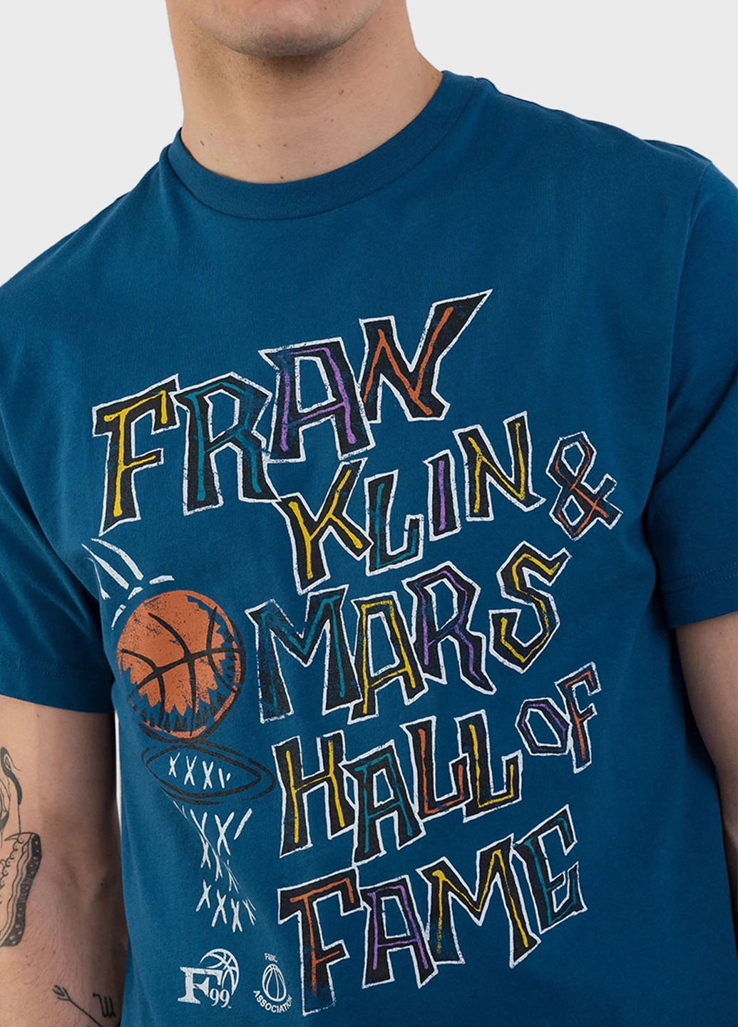 Синя футболка Franklin & Marshall