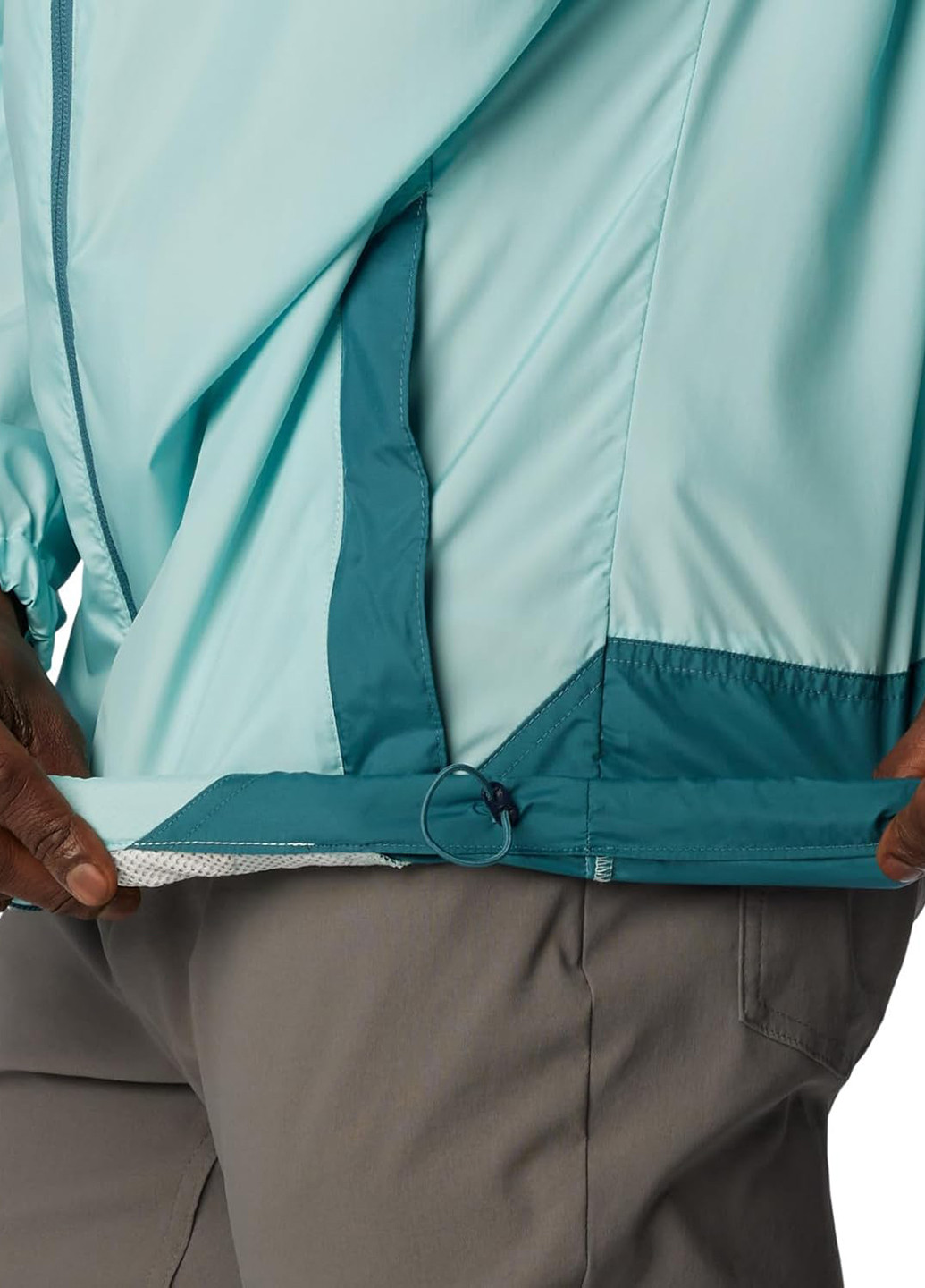 Голубая демисезонная ветровка Columbia