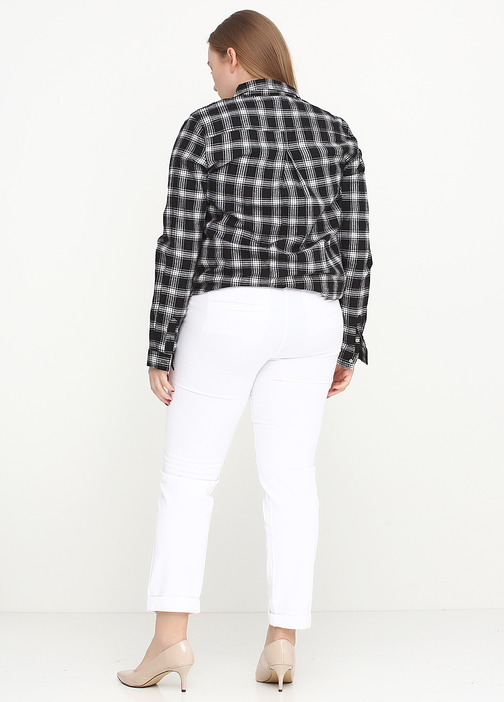 Белые кэжуал демисезонные зауженные брюки Alcott