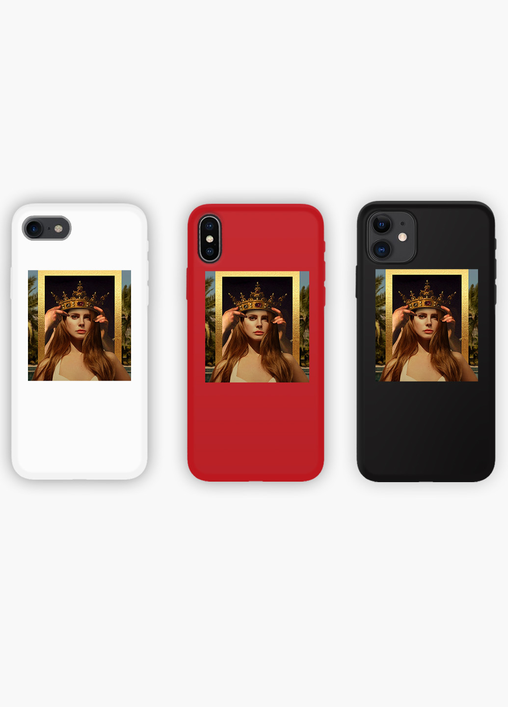 Чохол силіконовий Apple Iphone X Ренесанс Лана дел Рей (Renaissance Lana Del Rey) (6129-1590) MobiPrint (219534575)