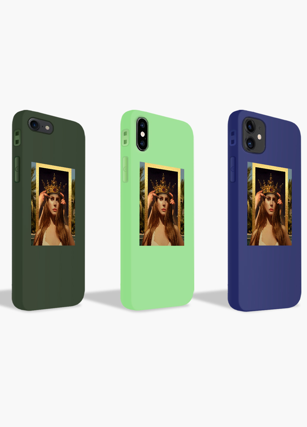 Чохол силіконовий Apple Iphone X Ренесанс Лана дел Рей (Renaissance Lana Del Rey) (6129-1590) MobiPrint (219534575)