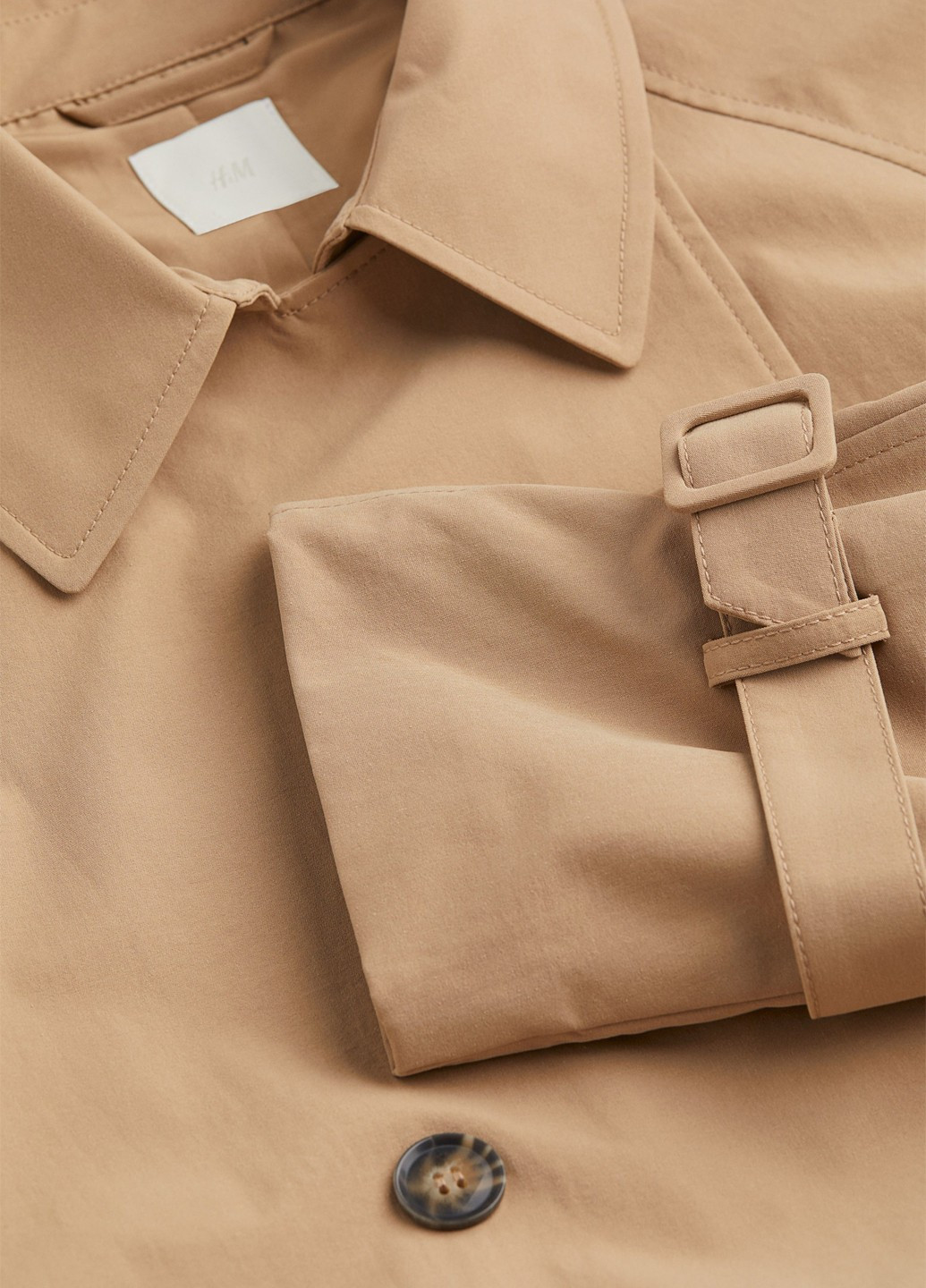 Плащ H&M тренчкот на пуговицах демисезон (365716885)