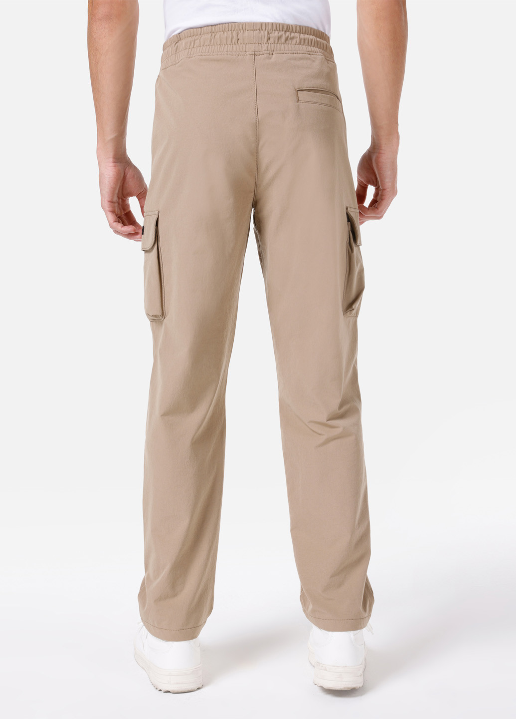 Светло-бежевые кэжуал демисезонные карго брюки Colin's