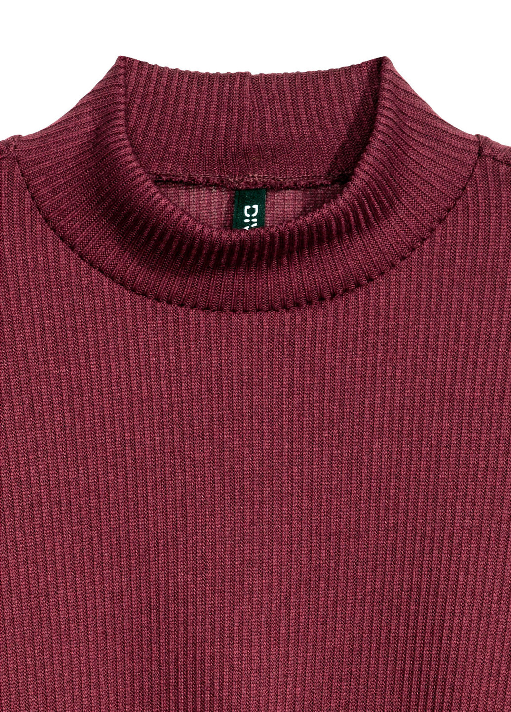 Бордовый демисезонный свитер H&M