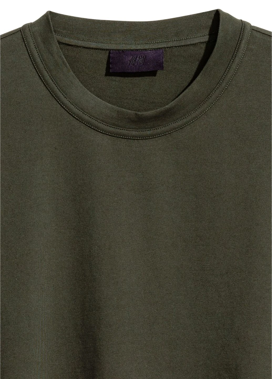 Хаки (оливковая) футболка H&M
