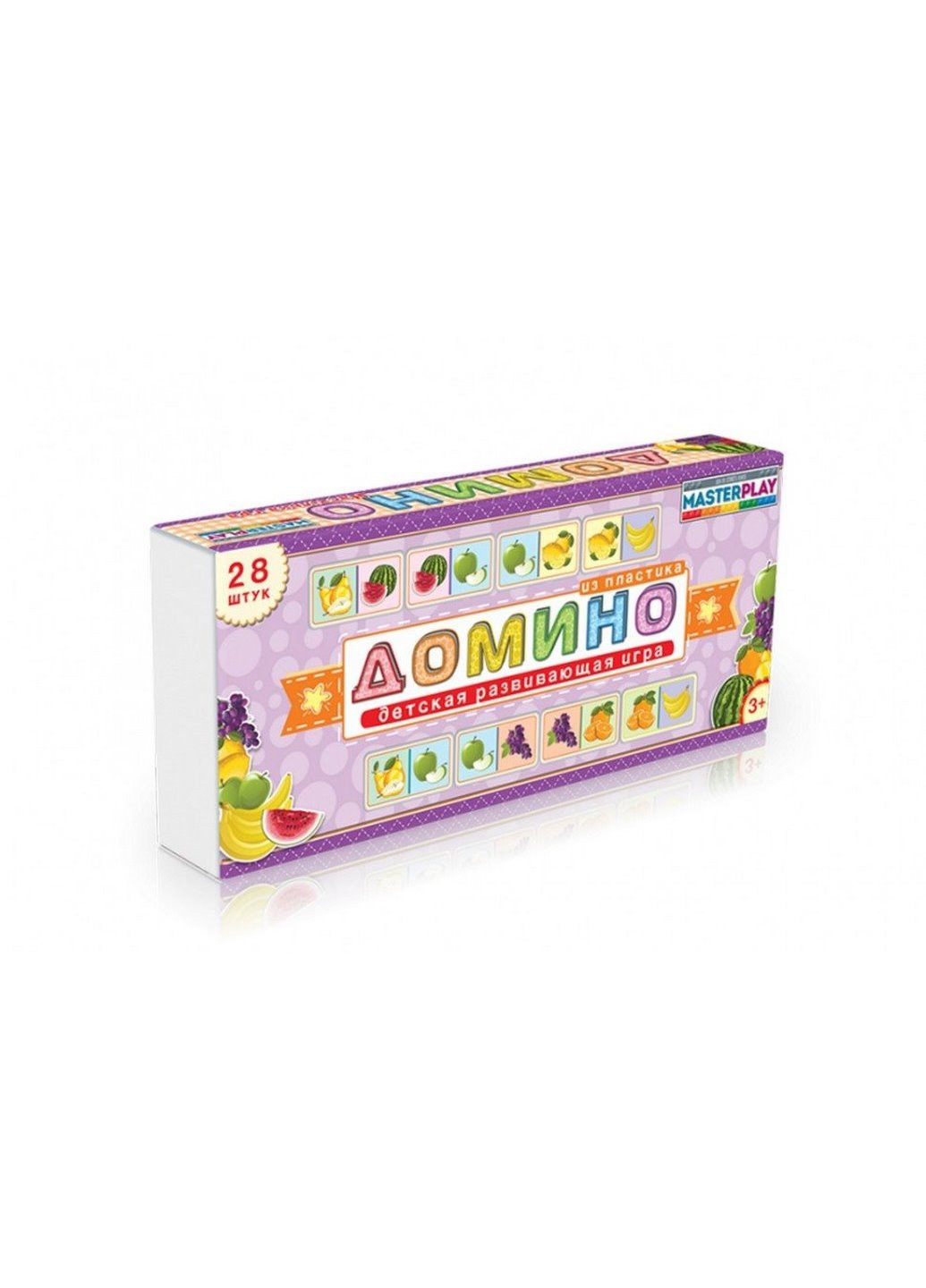 Дитяча гра доміно 1-093-2-1 (Фрукти) Colorplast (230009894)
