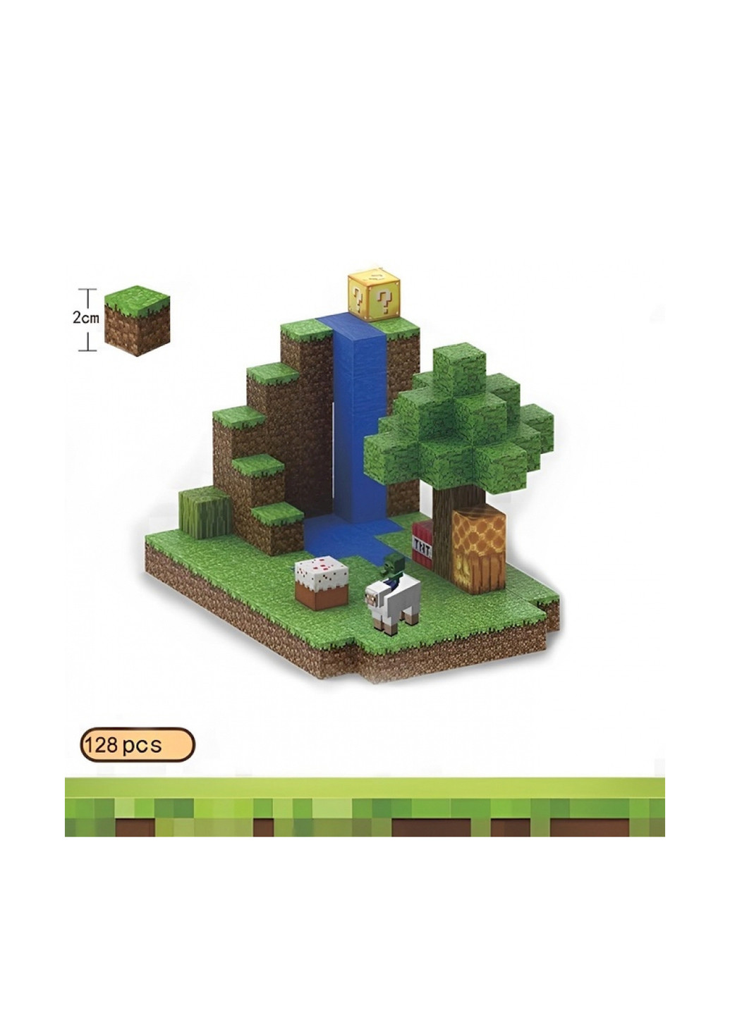 Магнітний конструктор (128 кубиків) Forus (360989750)