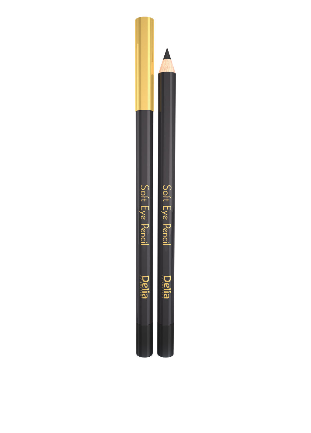 Олівець для очей (чорний), 6,2 г Delia Cosmetics (28571715)