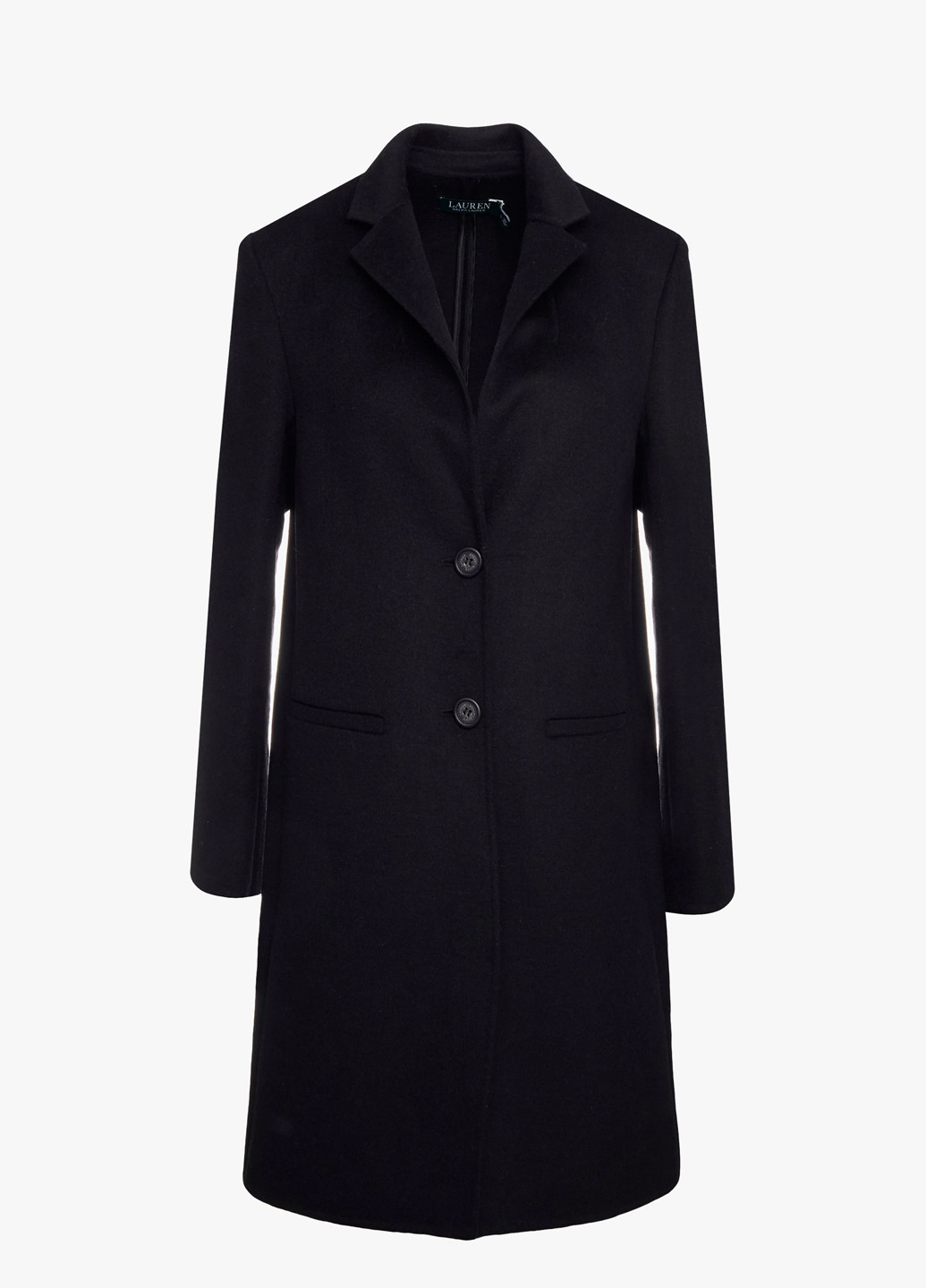 Чорне демісезонне Пальто Ralph Lauren