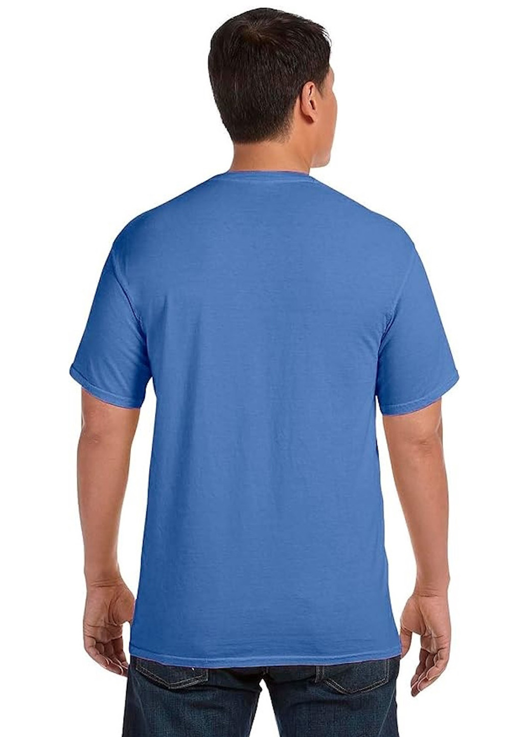 Голубая футболка Comfort Colors