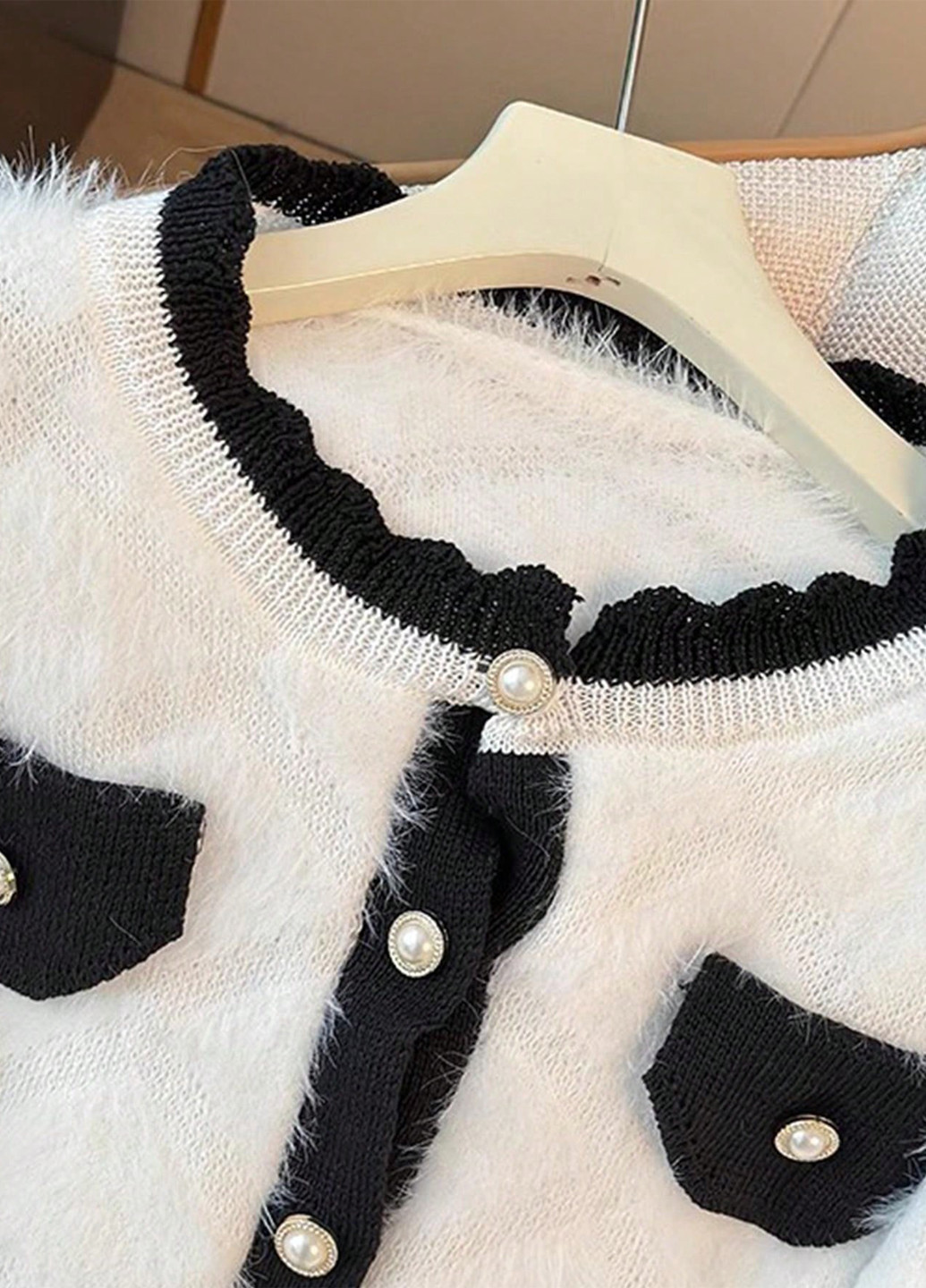 Белый демисезонный кардиган SHEIN