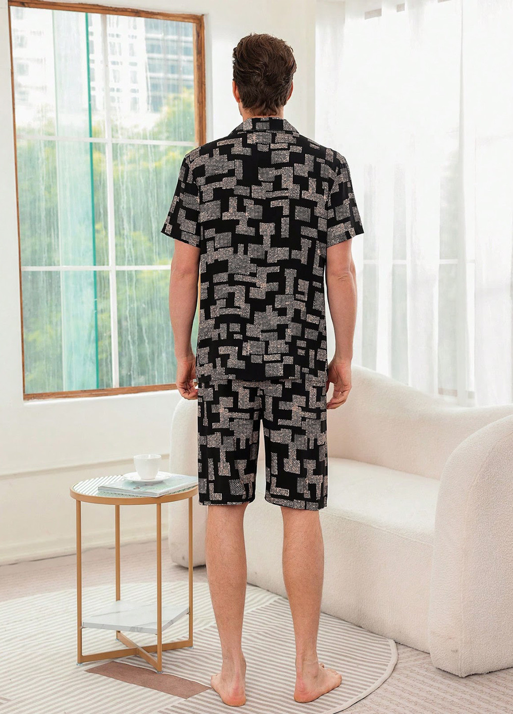 Пижама (рубашка, шорты) SHEIN (329521899)