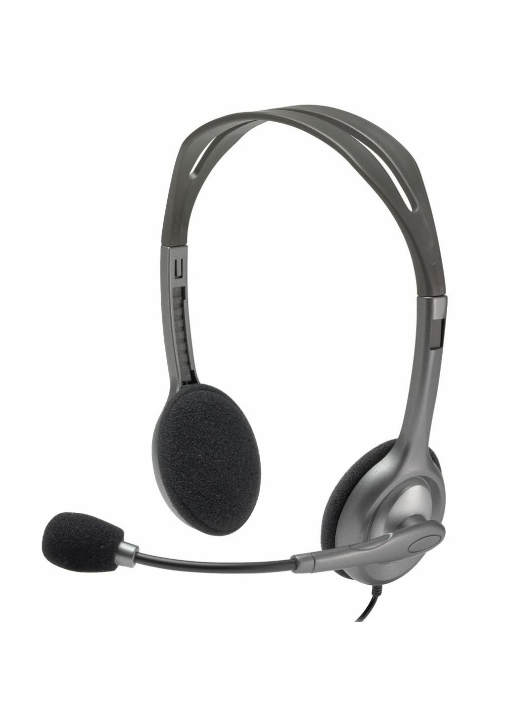 Наушники (981-000593) Logitech H111 Stereo Headset with 1*4pin jack (253546009)
