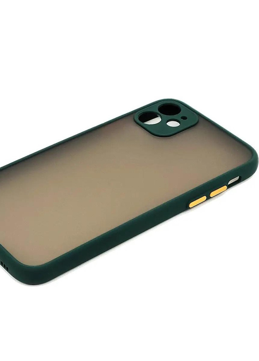 Силіконовий Чохол Накладка Avenger Totu Series Separate Camera iPhone 11 Dark Green No Brand (254091692)