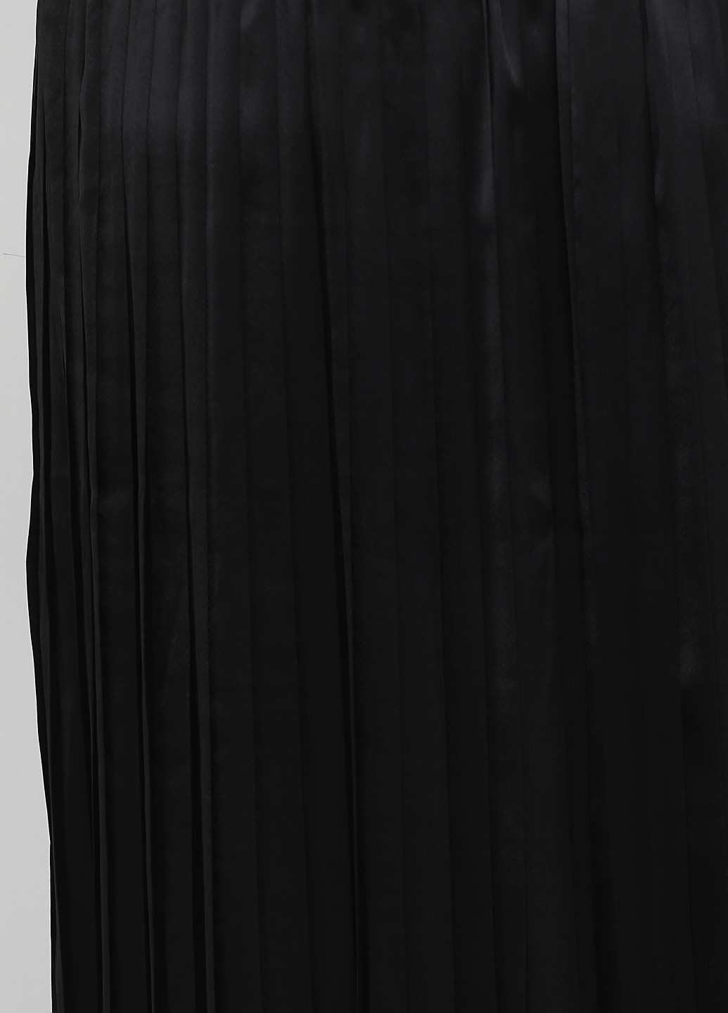 Черная кэжуал однотонная юбка Urban плиссе, а-силуэта (трапеция)
