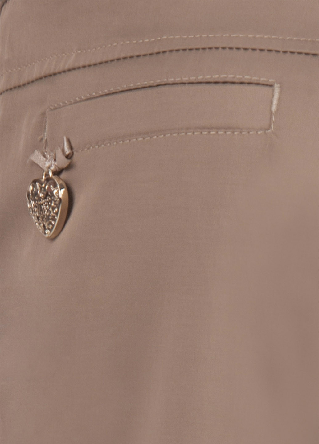 Темно-бежевые кэжуал демисезонные со средней талией брюки Ceremony by Wojcik
