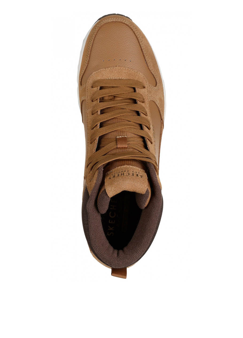 Коричневые осенние ботинки Skechers